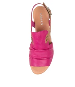 Hot Midas Shoes Madz Mi Fuchsia Dk Tan Leather
