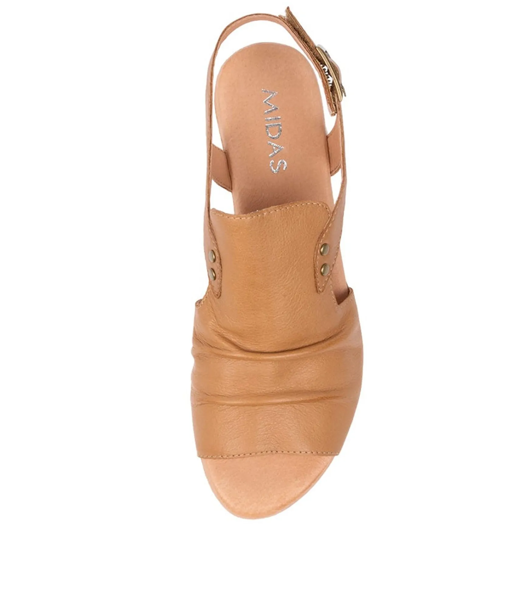 Shop Midas Shoes Madz Tan Leather