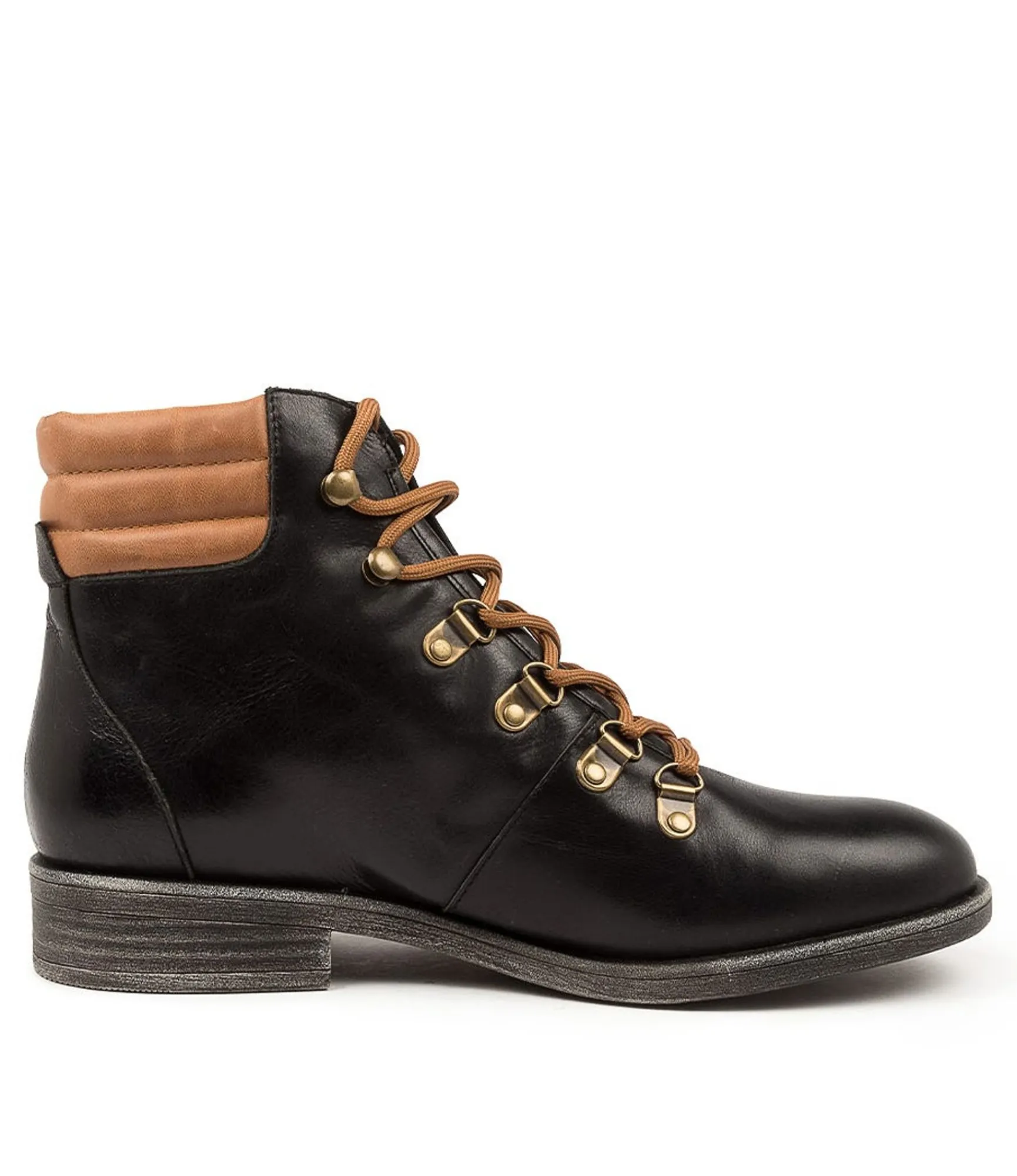 Cheap Midas Shoes Maison Black-Tan Leather