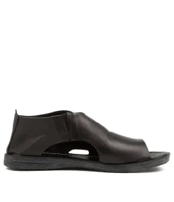 Fashion Midas Shoes Malla Black Leather