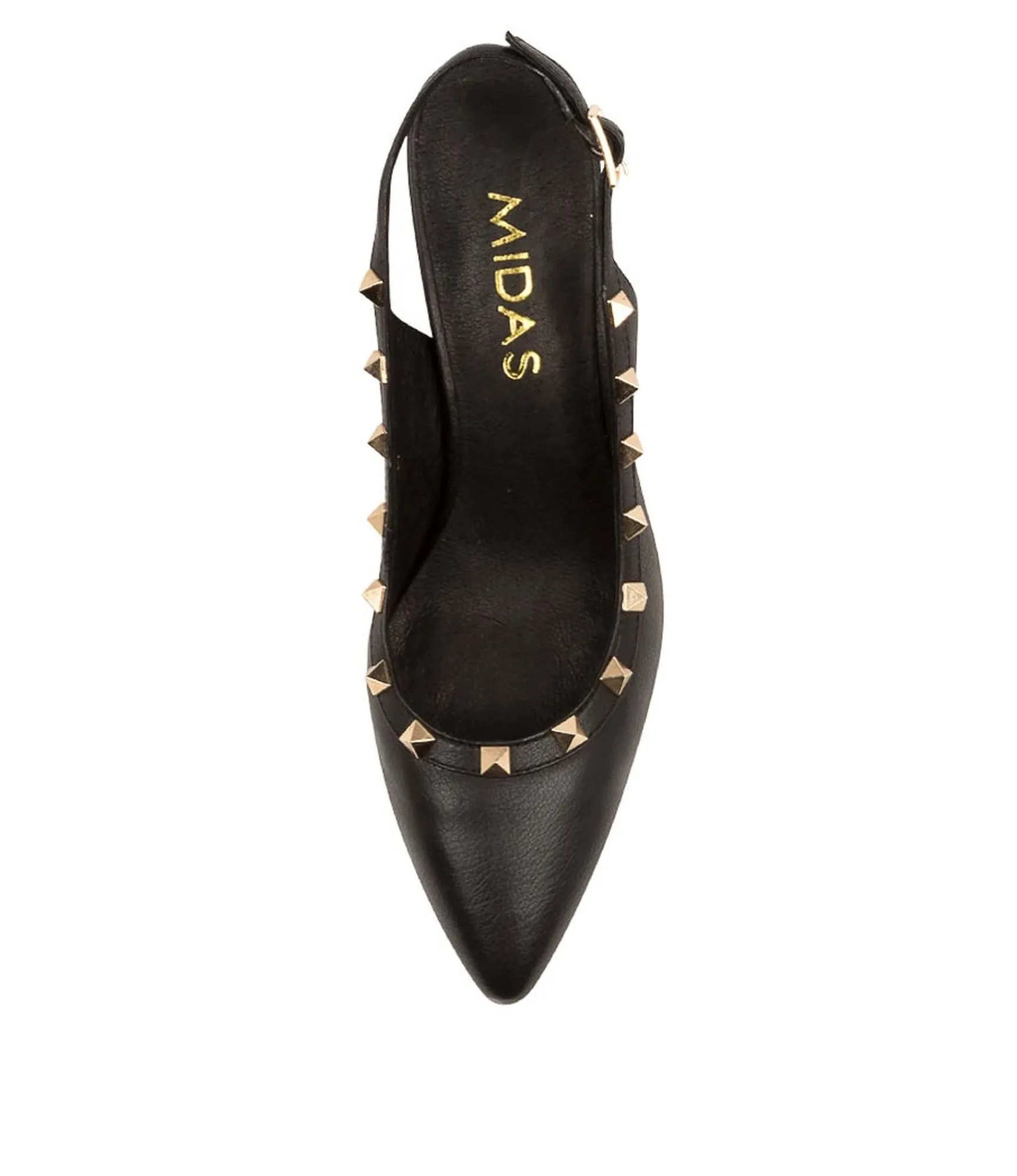 Cheap Midas Shoes Malta Black Leather