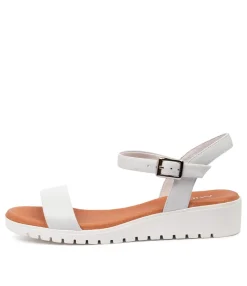 Online Midas Shoes Maryanne White White Sole Leather