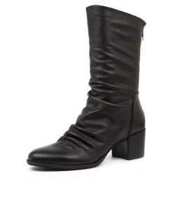 Shop Midas Shoes Mashup Black-Black Heel