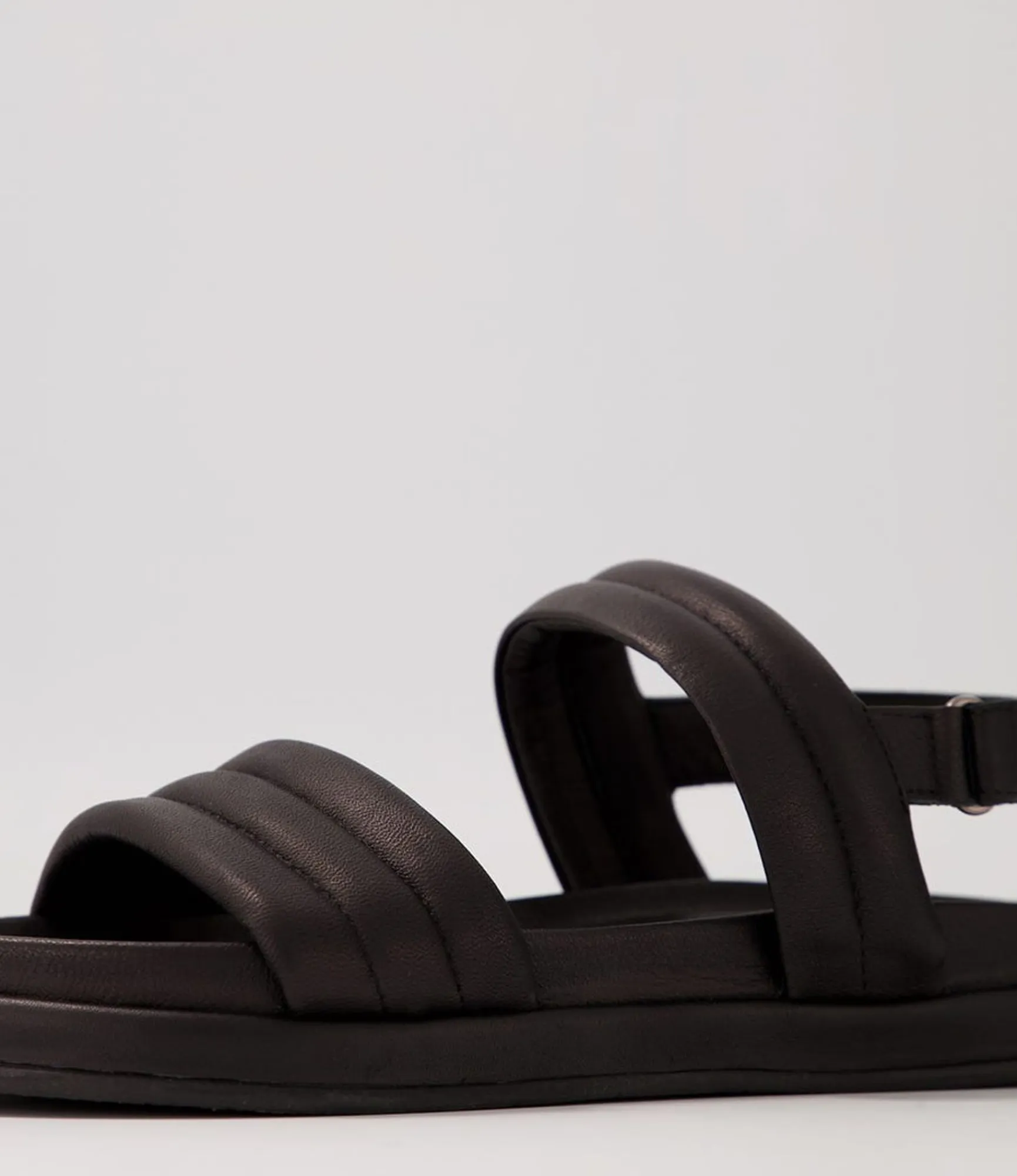 Cheap Midas Shoes Milah Black Leather Sandals
