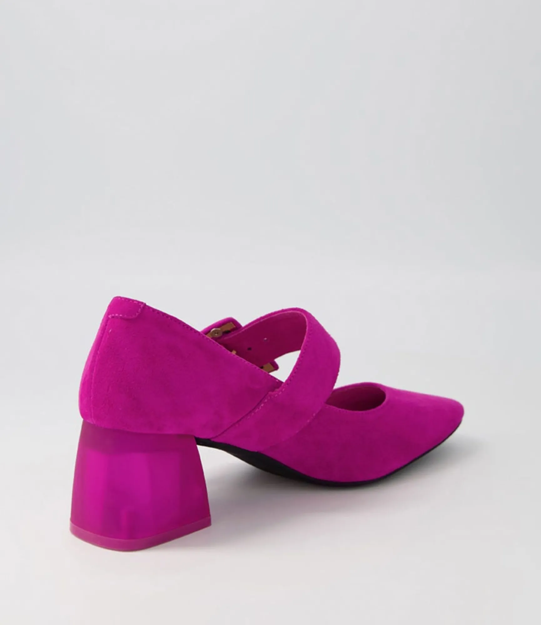 Fashion Midas Shoes Milsen Fuchsia Suede Heels