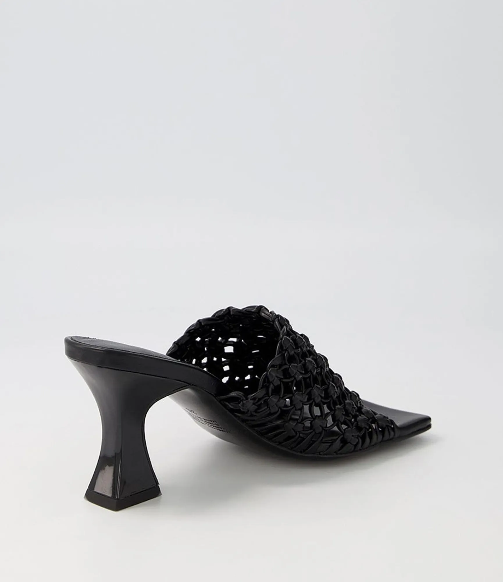 New Midas Shoes Mimmi Black Weave Sandals
