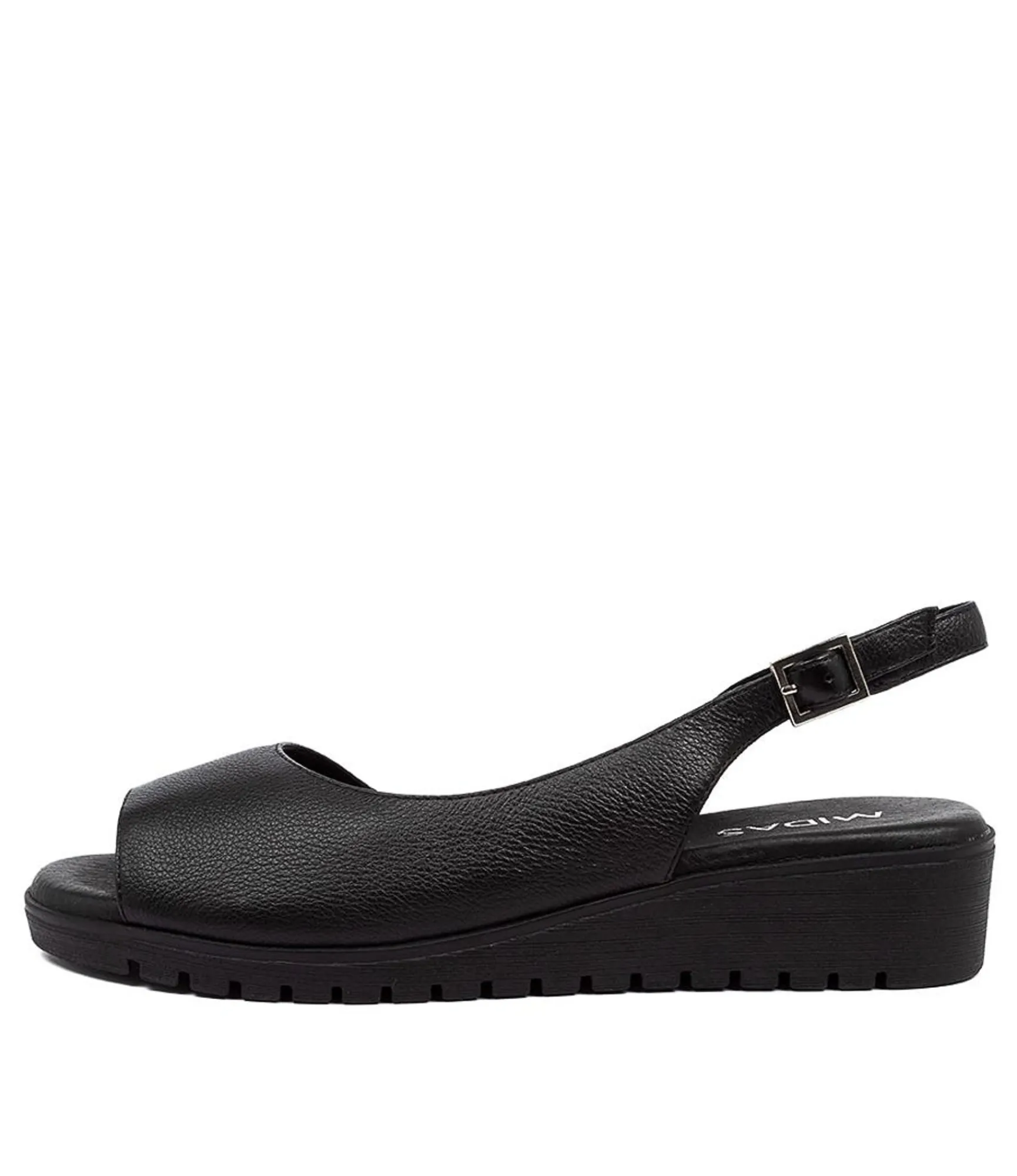 Clearance Midas Shoes Mizzi Black-Black Sole