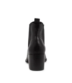 Cheap Midas Shoes Mochi Black Leather Ankle Boots Bh
