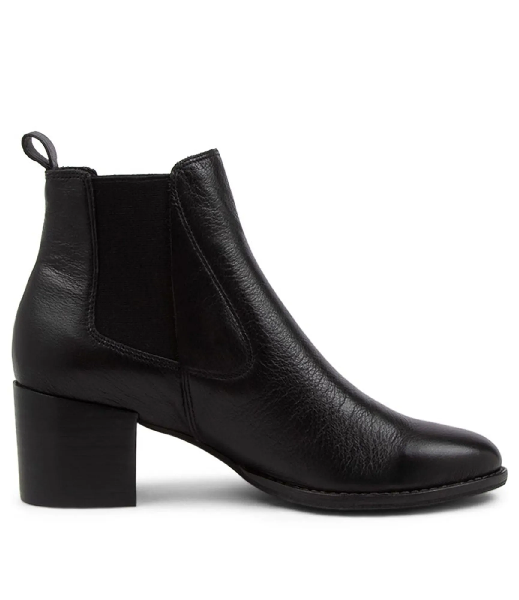 Cheap Midas Shoes Mochi Black Leather Ankle Boots Bh