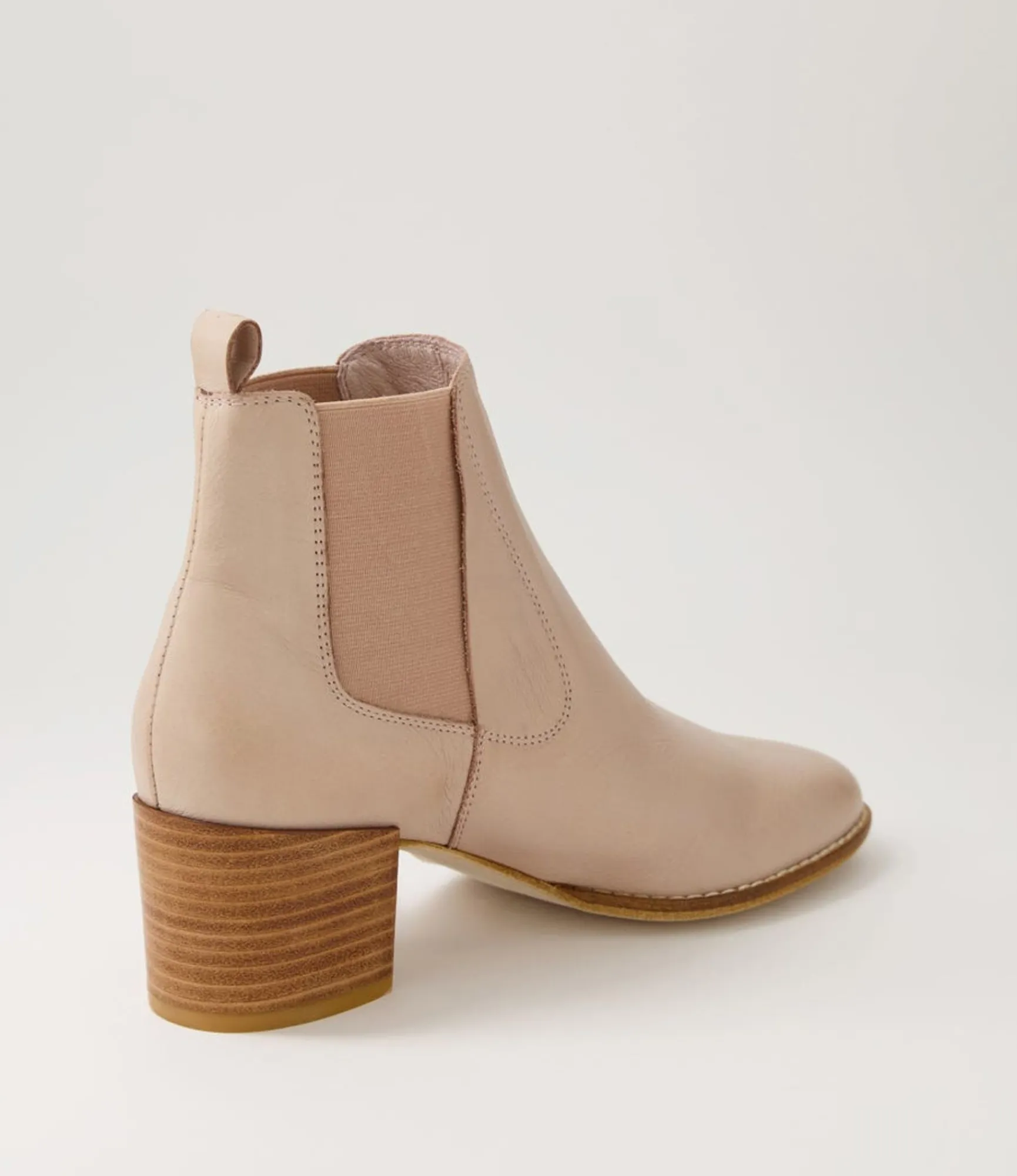 Store Midas Shoes Mochi Cafe Leather Ankle Boots