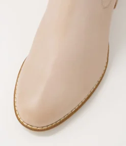 Store Midas Shoes Mochi Cafe Leather Ankle Boots