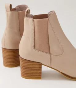 Store Midas Shoes Mochi Cafe Leather Ankle Boots