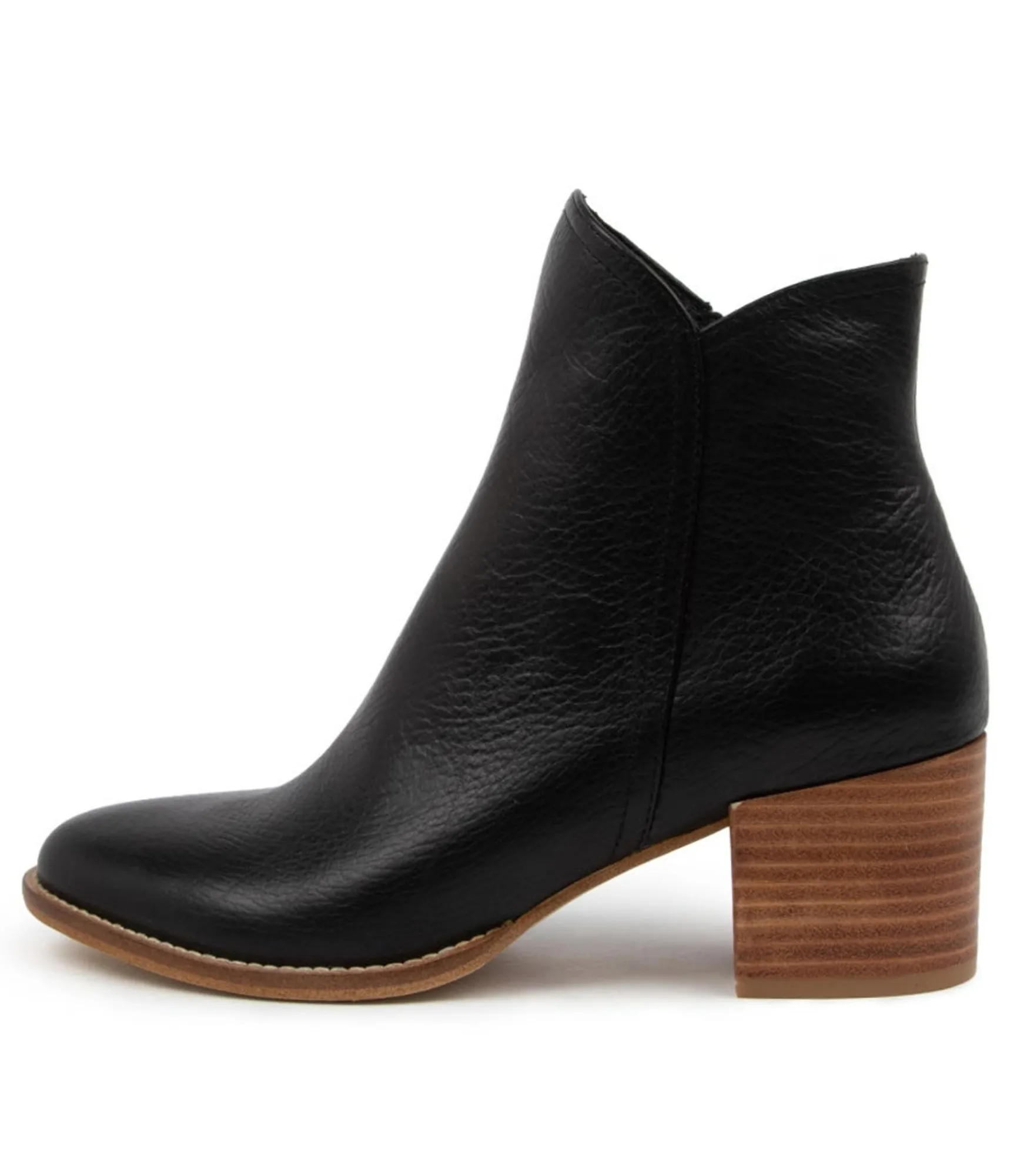Sale Midas Shoes Mocker Black Nat Heel Lea