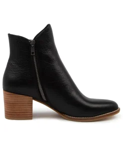 Sale Midas Shoes Mocker Black Nat Heel Lea