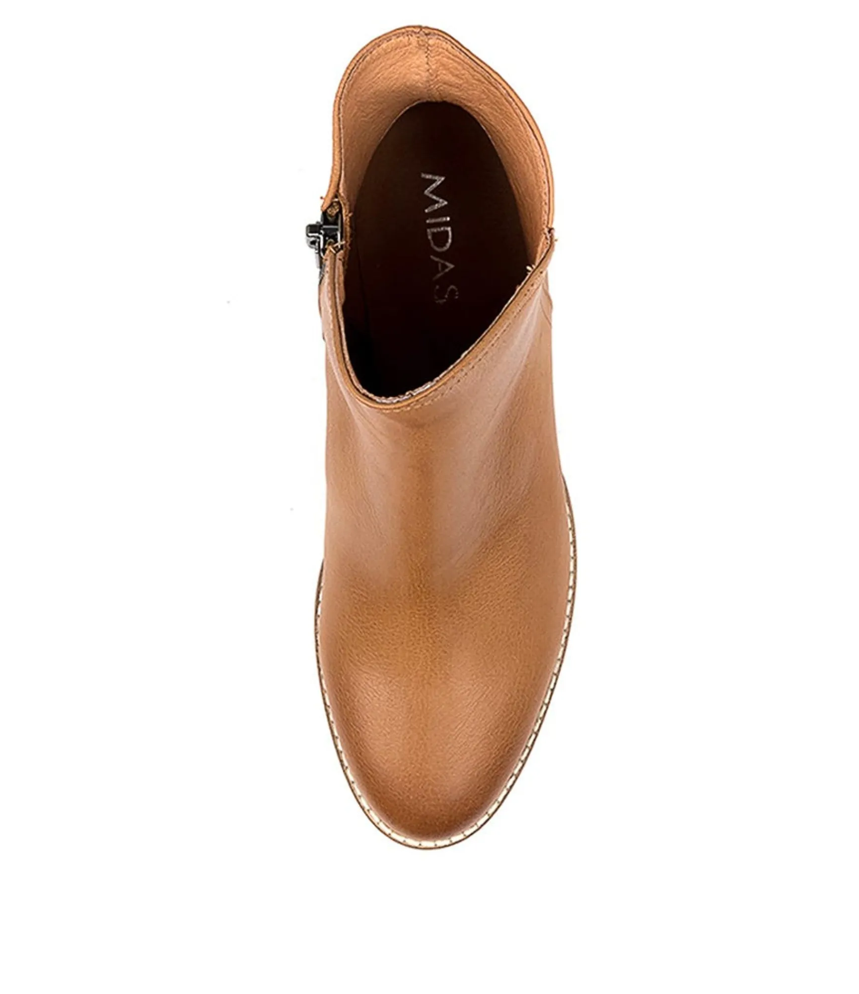 Store Midas Shoes Mocker Tan Leather