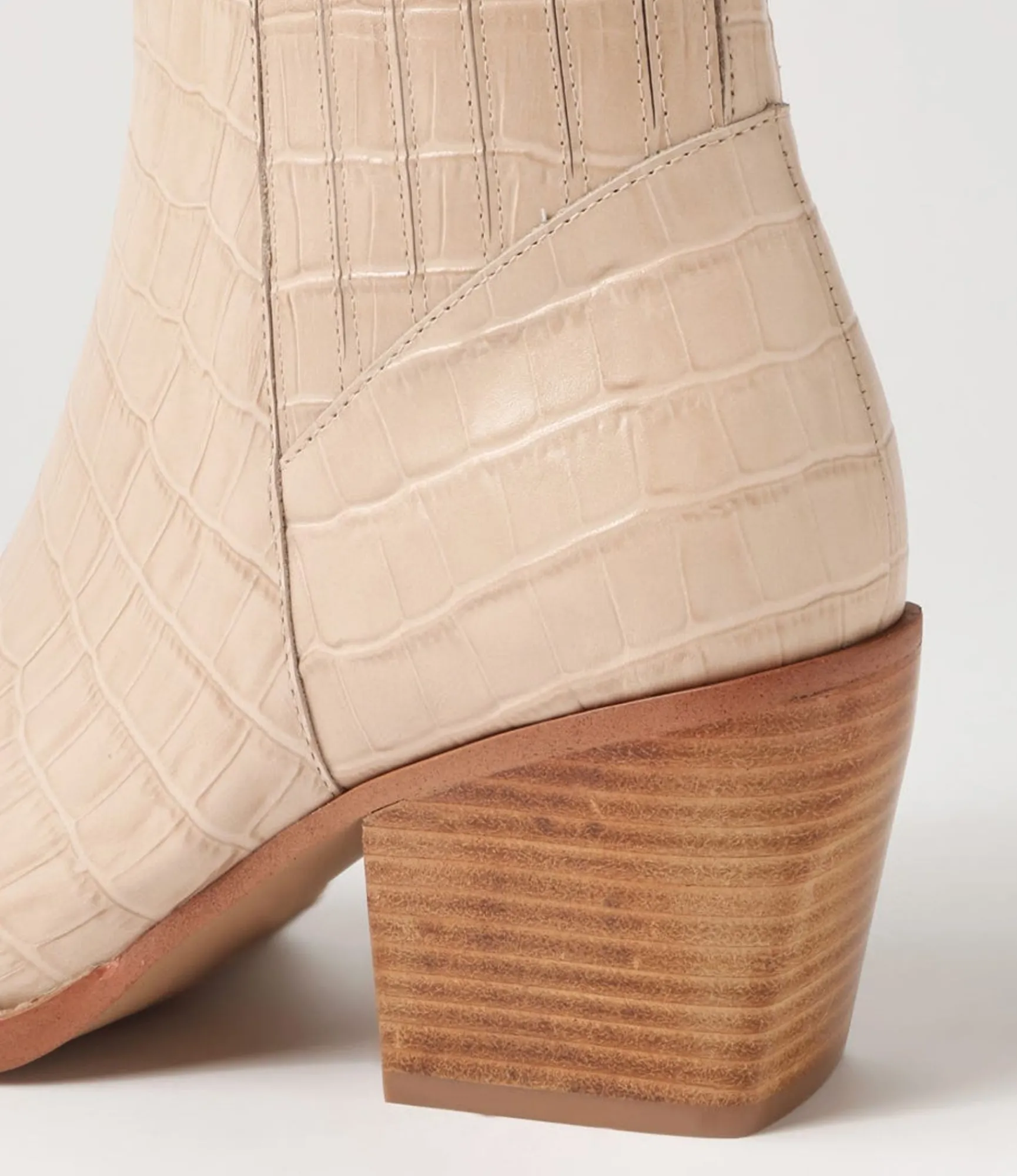 Clearance Midas Shoes Morine Cafe Croc Leather Chelsea Boots