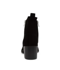 Best Sale Midas Shoes Myshka Black Suede Ankle Boots Bh
