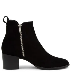 Best Sale Midas Shoes Myshka Black Suede Ankle Boots Bh