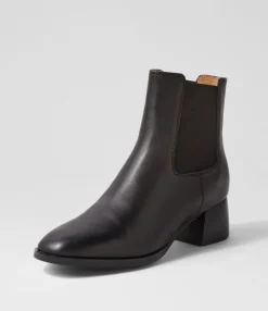 Cheap Midas Shoes Nardia Black Leather Chelsea Boots