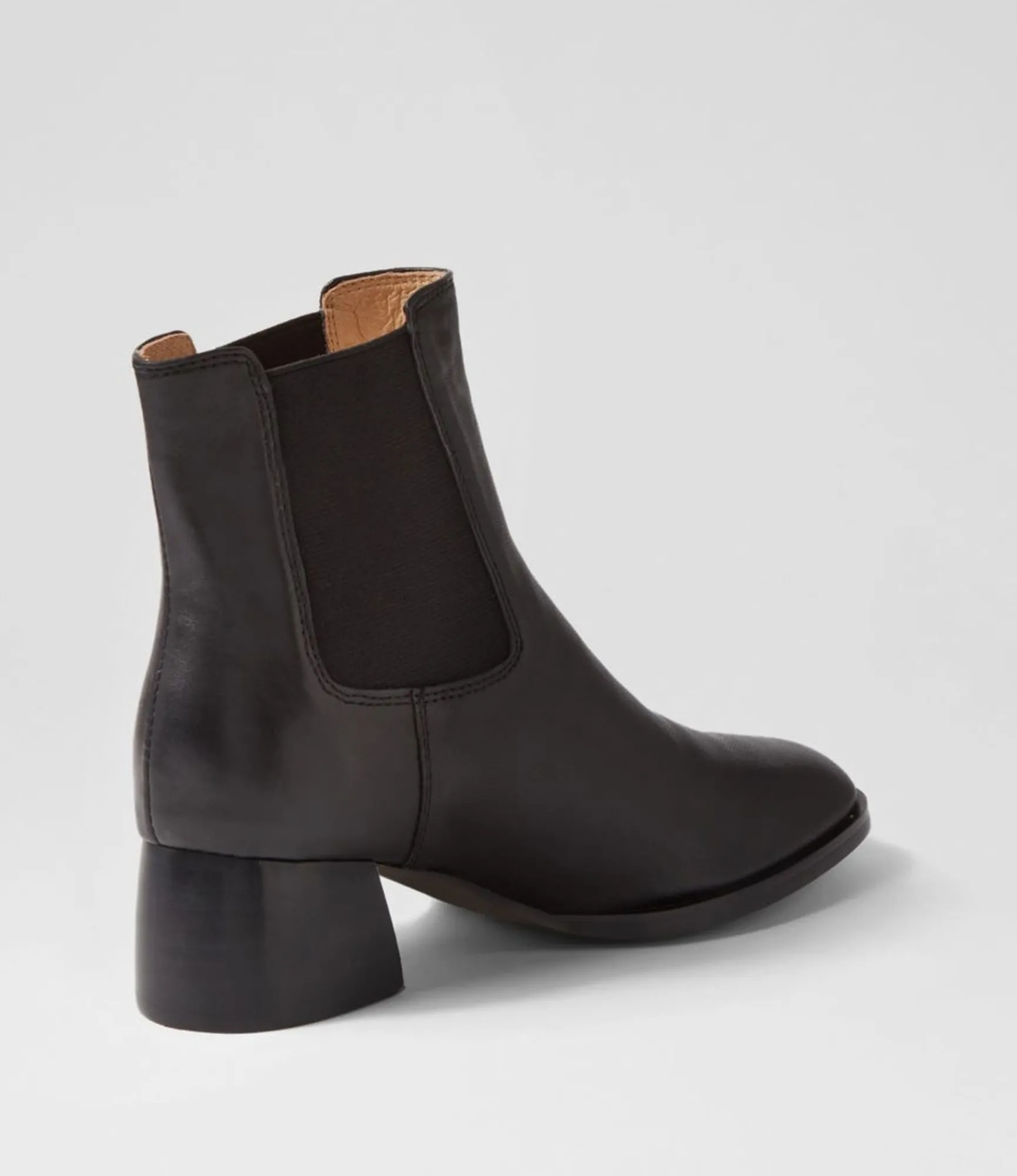 Cheap Midas Shoes Nardia Black Leather Chelsea Boots