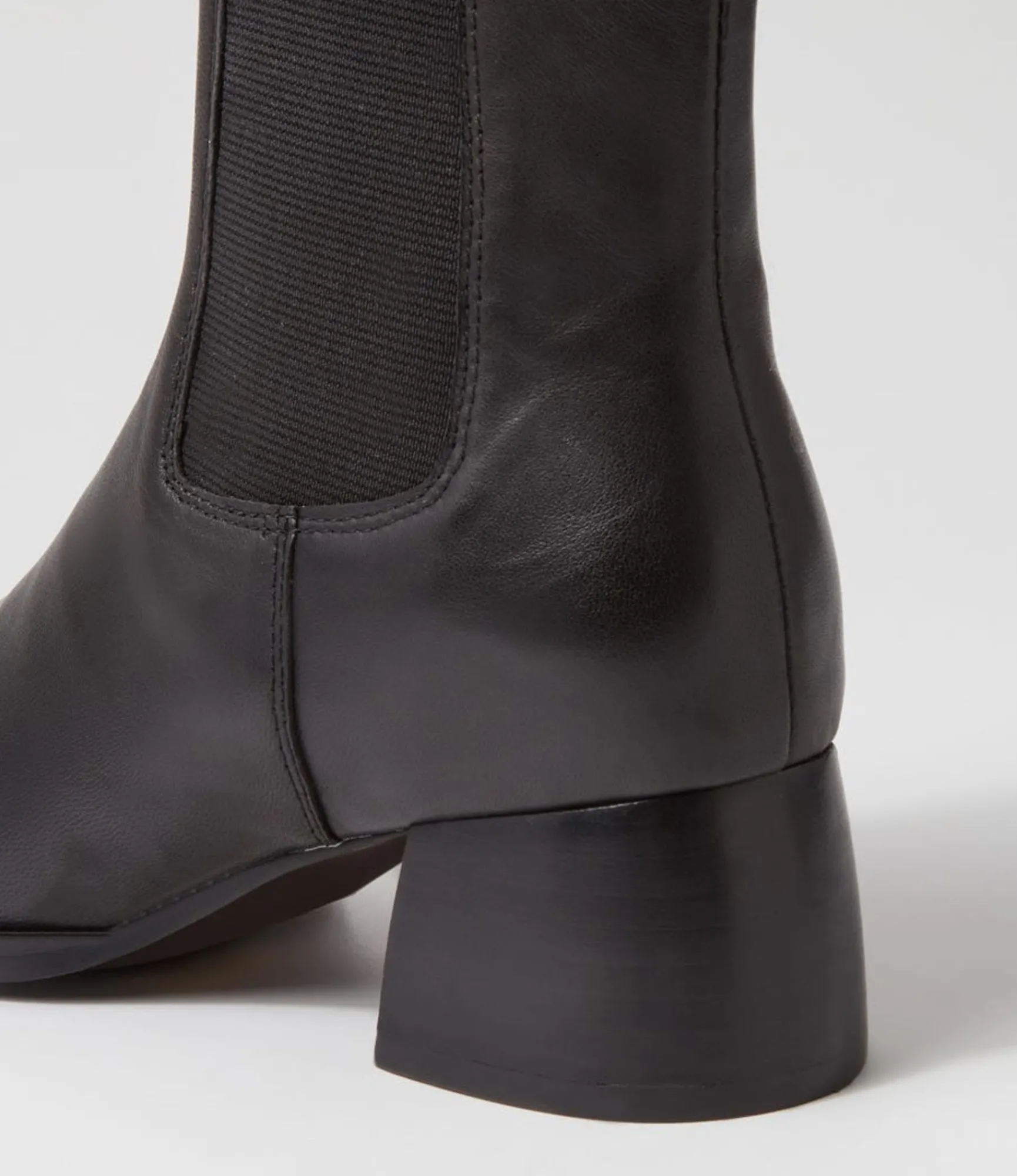 Cheap Midas Shoes Nardia Black Leather Chelsea Boots