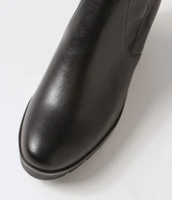 Discount Midas Shoes Narro Black Stretch Ankle Boots