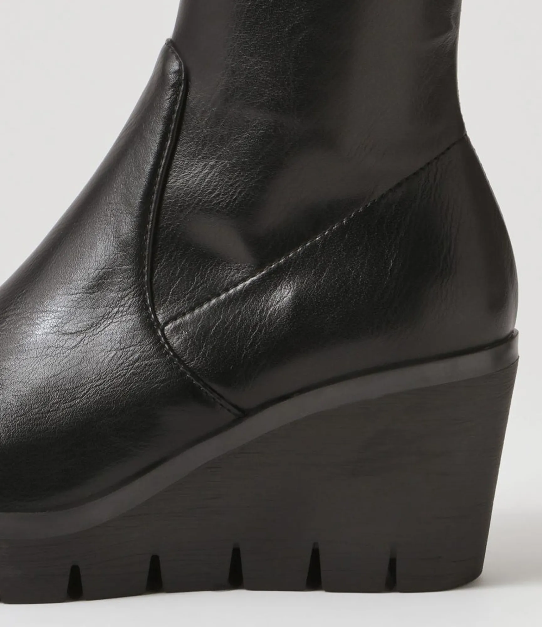 Discount Midas Shoes Narro Black Stretch Ankle Boots