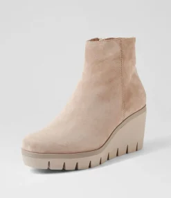 Shop Midas Shoes Neesha Misty Suede Ankle Boots
