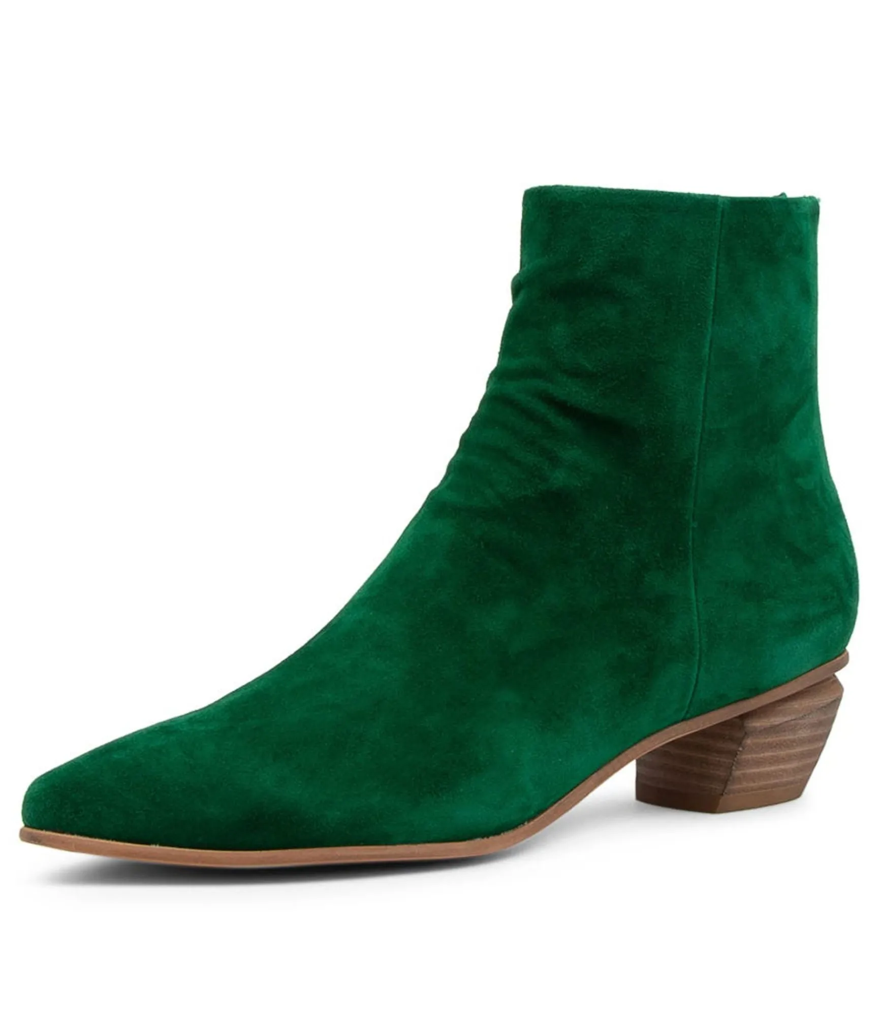 Cheap Midas Shoes Nellie Emerald Suede Ankle Boots