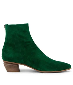 Cheap Midas Shoes Nellie Emerald Suede Ankle Boots
