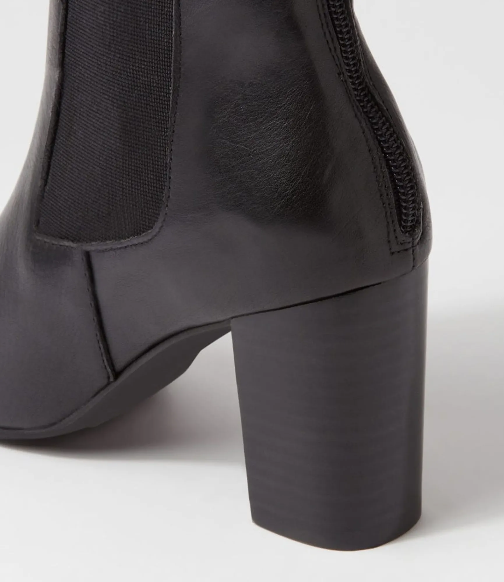 Fashion Midas Shoes Nemo Black Leather Chelsea Boots