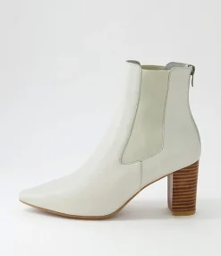 Online Midas Shoes Nemo Stone Natural Heel Leather Chelsea Boots