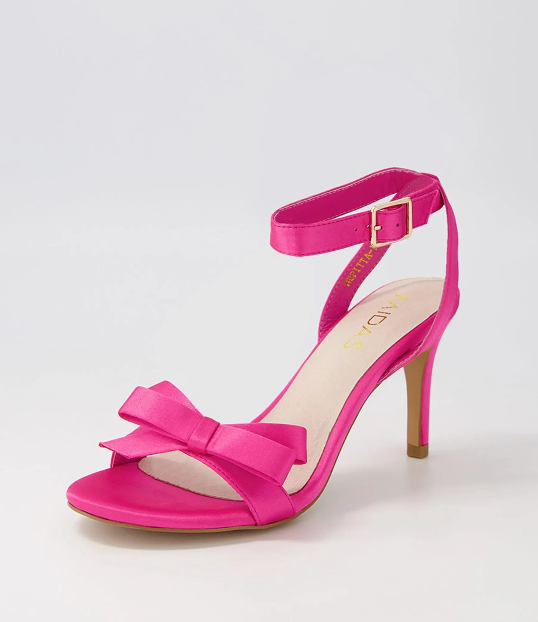 Flash Sale Midas Shoes Nepitta Fuchsia Satin Sandals