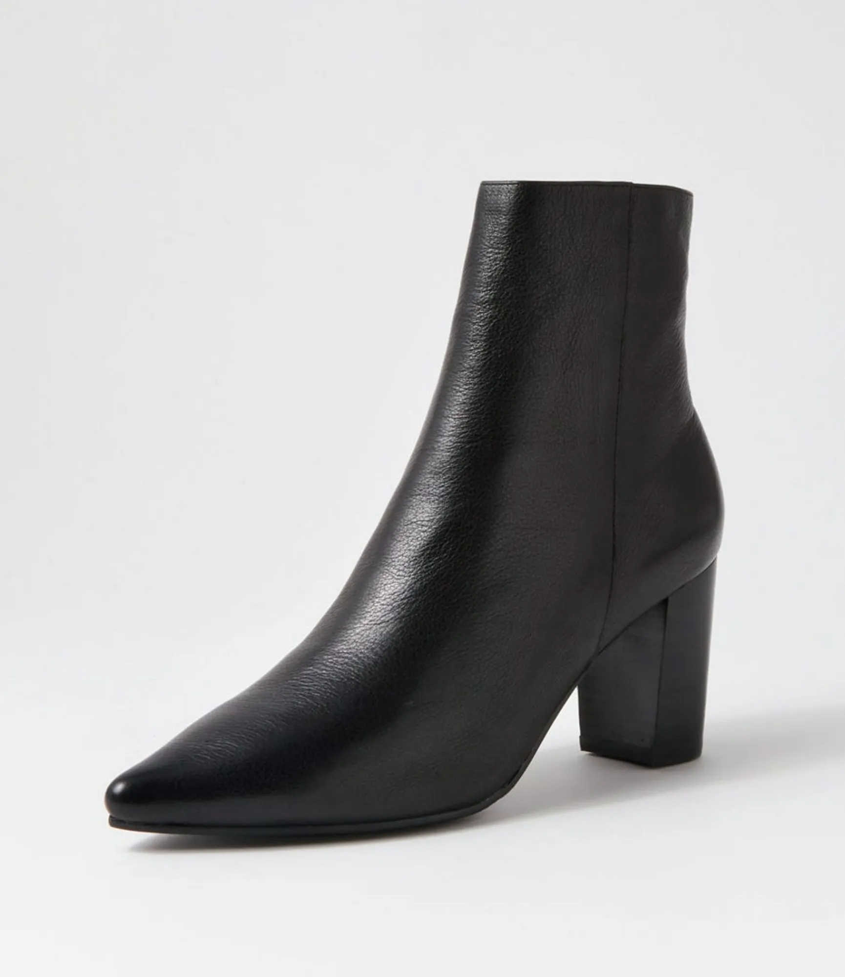 Outlet Midas Shoes Norris Black Leather Ankle Boots