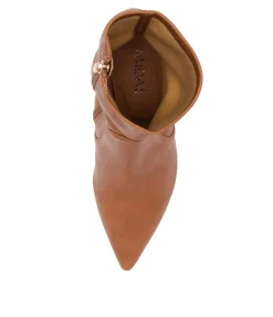 Shop Midas Shoes Noter New Tan Smooth Ankle Boots