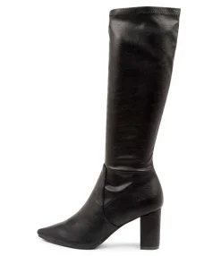 Clearance Midas Shoes Nyla Black Stretch Smooth