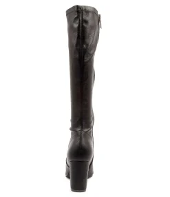 Clearance Midas Shoes Nyla Black Stretch Smooth