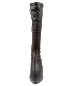 Clearance Midas Shoes Nyla Black Stretch Smooth