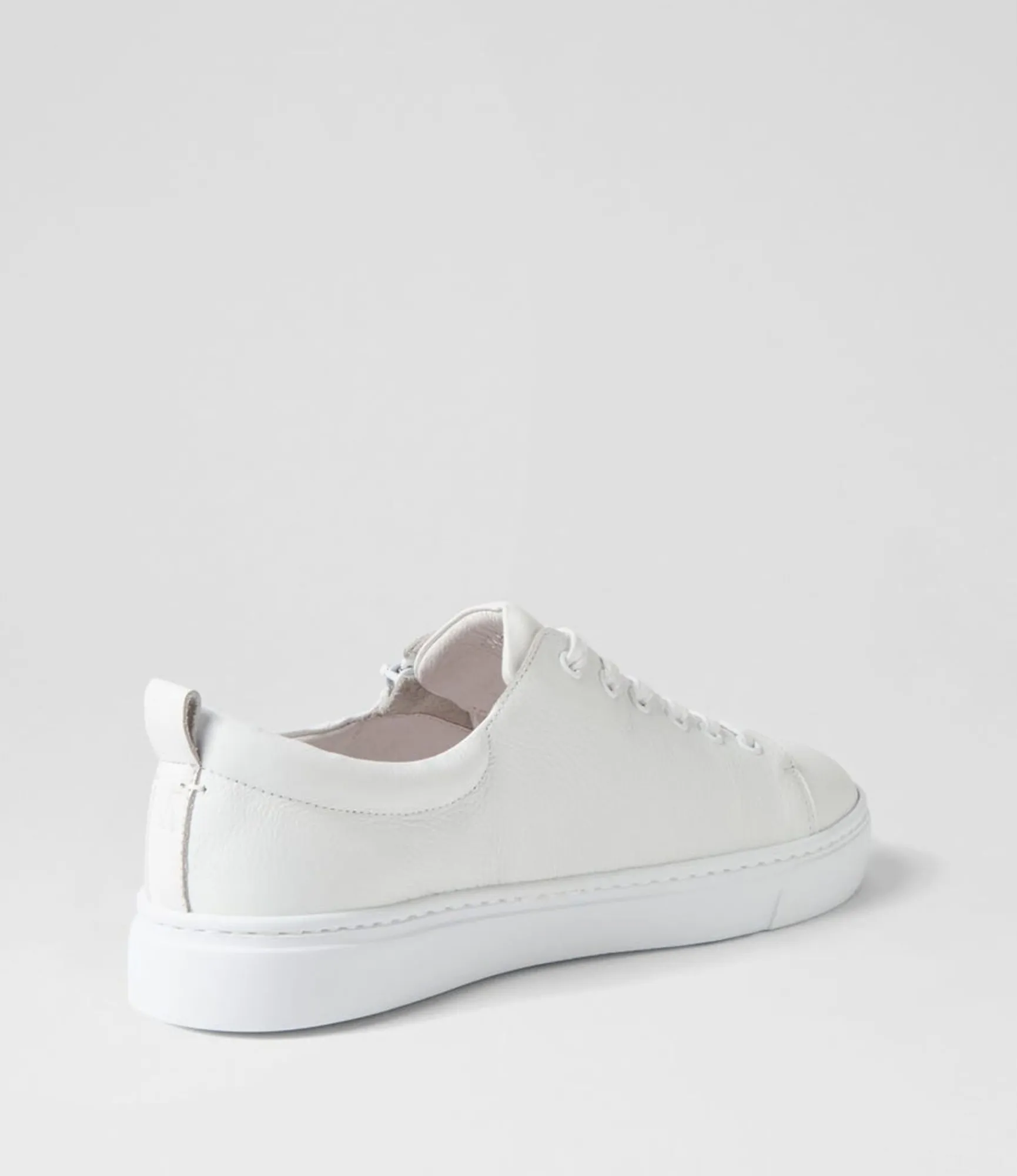 Cheap Midas Shoes Olar White Leather Sneakers
