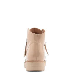 Store Midas Shoes Olise Latte Patent Leather Ankle Boots Ns