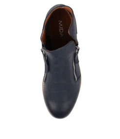 Fashion Midas Shoes Olise Navy Leather