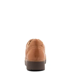 Discount Midas Shoes Onedai Dark Tan Leather Flat Shoes Cs