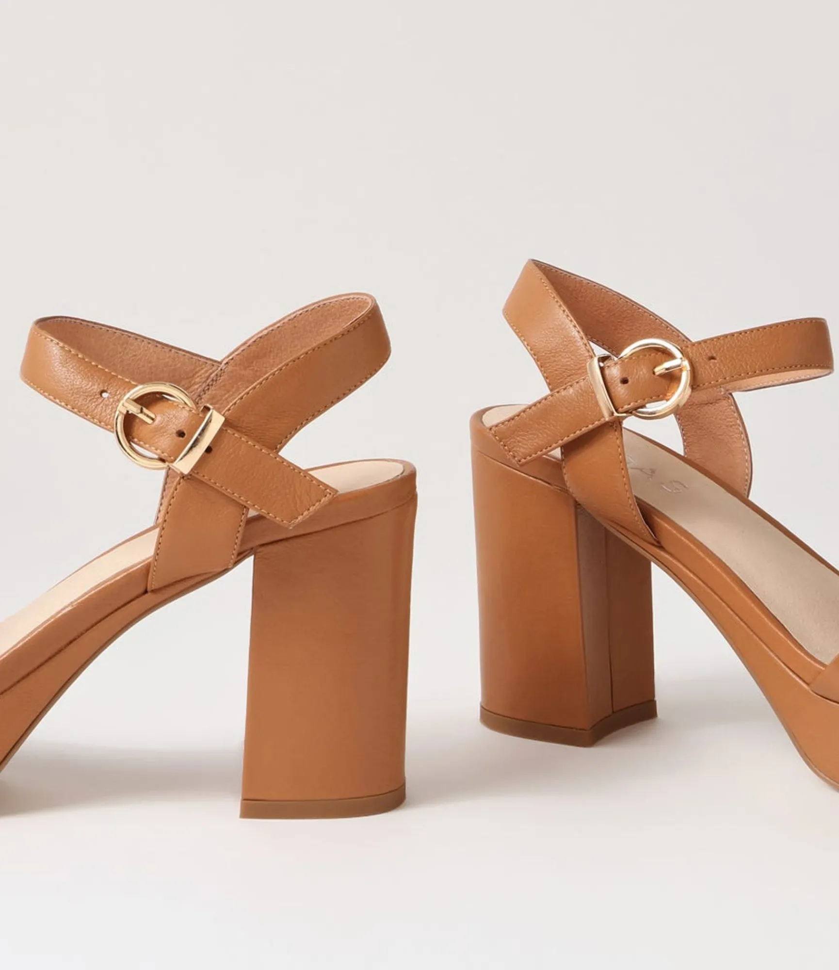 Cheap Midas Shoes Onli Dark Tan Leather Sandals