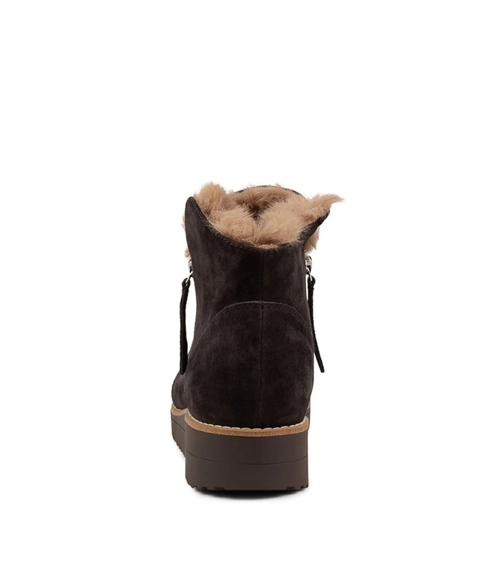 Cheap Midas Shoes Opelle Cocoa Taupe Suede Ankle Boots