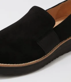 Sale Midas Shoes Orad Black Suede Loafers