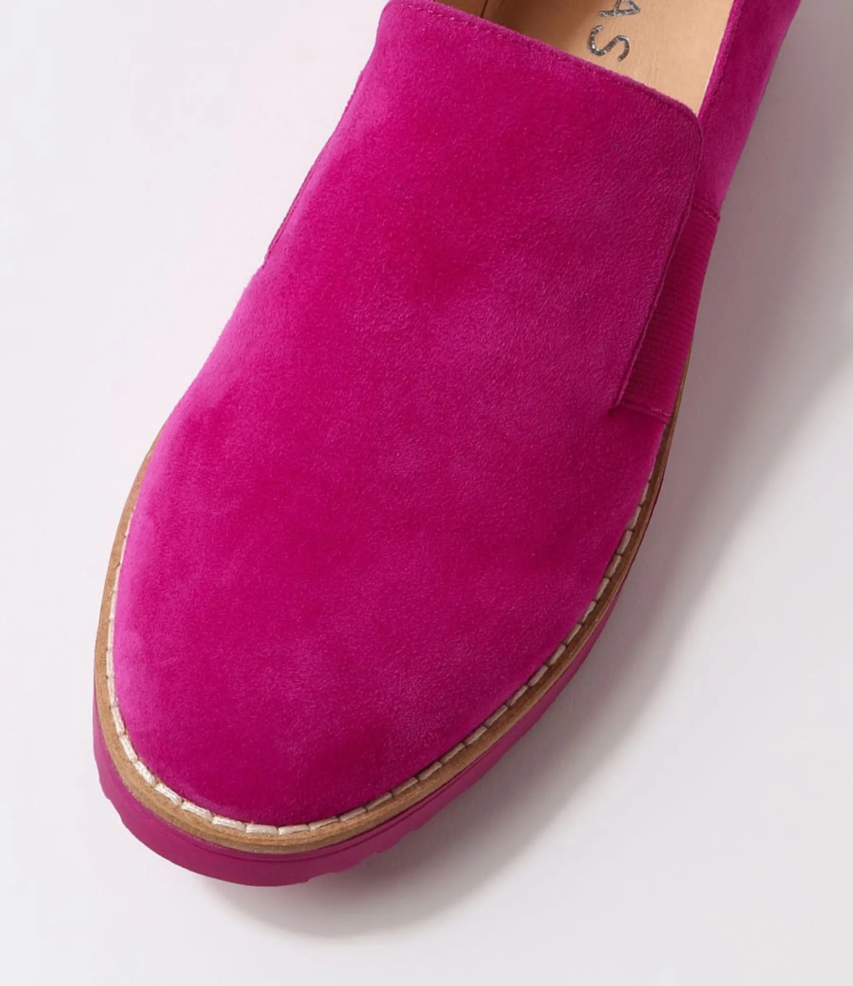 Sale Midas Shoes Orad Dark Fuchsia Suede Loafers