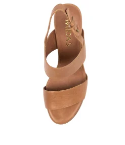 Fashion Midas Shoes Orson Tan Leather
