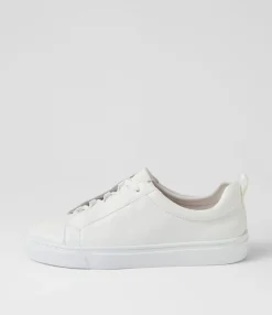 Sale Midas Shoes Osho White Leather Sneakers