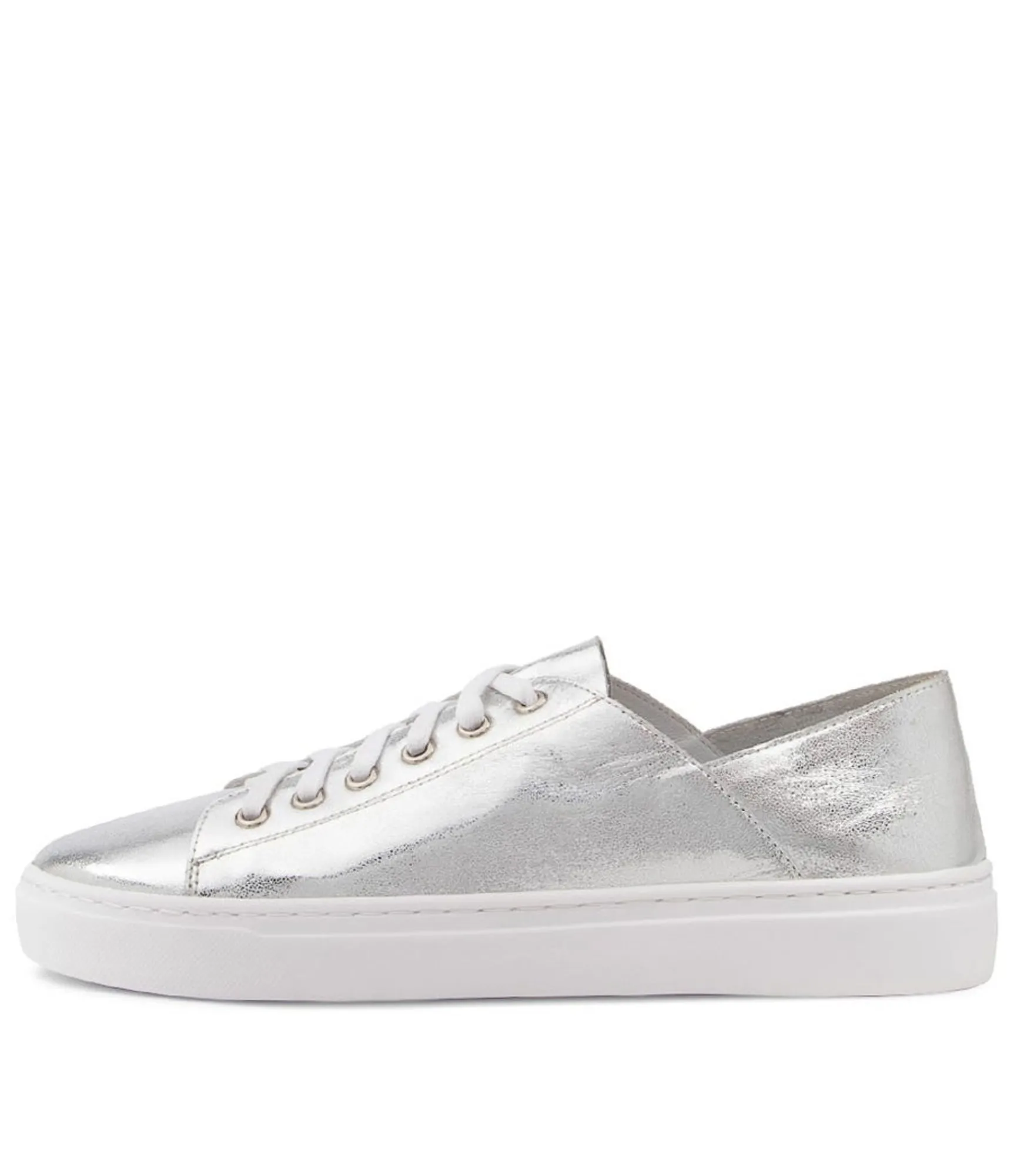 Cheap Midas Shoes Oskhar Silver Leather Sneakers