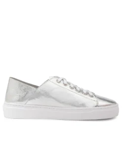 Cheap Midas Shoes Oskhar Silver Leather Sneakers